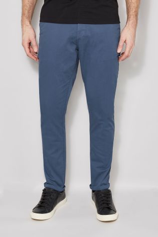 Blue Tapered Trousers